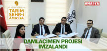 DAMLAÇİMEN PROJESİ İMZALANDI