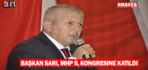 Başkan Sarı, MHP İl kongresine katıldı