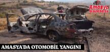 AMASYA’DA OTOMOBİL YANGINI