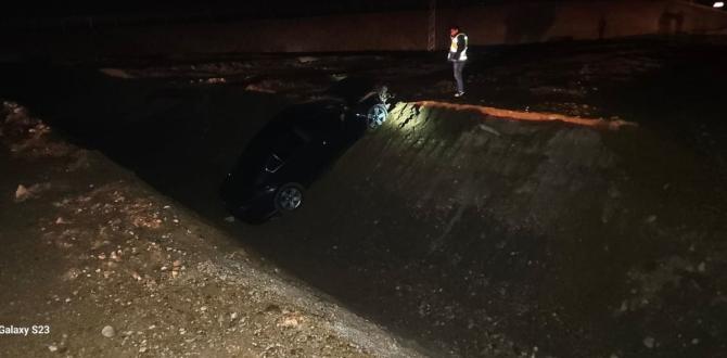 Amasya’da Araç Kanala Düştü: 3 Yaralı